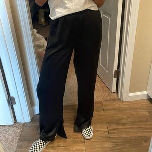 satin pants size small